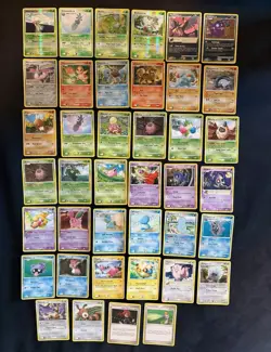Pokemon Diamond & Pearl Base Set Partial Lot 40 Cards 2007 4x Reverse Holos LP - Image 1