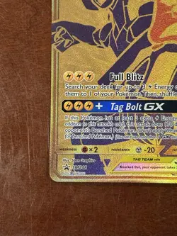 Pokemon Pikachu & Zekrom GX SM248 SM Promos TAG TEAM Full Art Holo 240 HP Card - Image 4