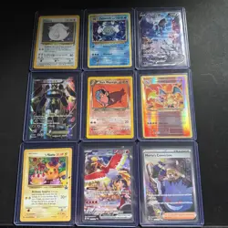 Pokemon TCG 9-Card Lot - Gengar, Ho-Oh, Pikachu, Charizard,Zygarde EX - Image 1