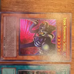 Yu-Gi-Oh! TCG Toon Summoned Skull & Toon World MRL Holo Lot of 2 Cards - Image 2