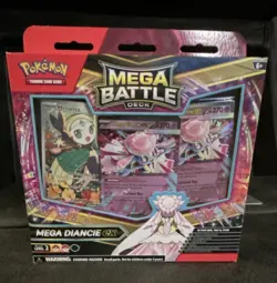 Pokemon Mega Battle Deck Mega Diancie ex Foil 60 Card English Deck 2025 - Image 1