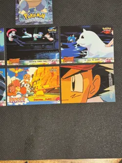 Topps Pokemon The Movie Mewtwo Strikes Back Lot Of 7 Vintage Trading Cards NM - Image 3