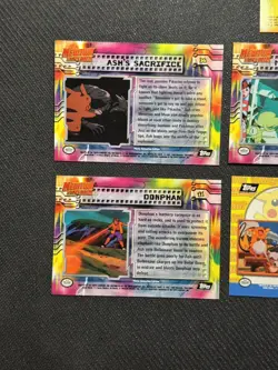 Topps Pokemon The Movie Mewtwo Strikes Back Lot Of 7 Vintage Trading Cards NM - Image 5