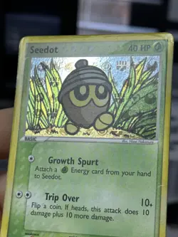 Heracross 7/101 Seedot 71/101 Hidden Legends 2004 Reverse Vintage Pokemon Card - Image 5