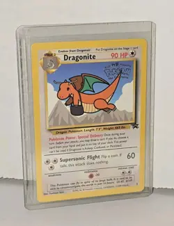 Vintage Pokemon WOTC Black Star DRAGONITE Pokemon First Movie '99 Promo Card #5 - Image 2