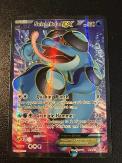 Seismitoad EX - 106/111 - Pokemon Furious Fists XY Full Art Ultra Rare Card MP - Image 1