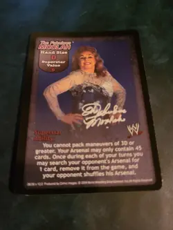 WWE RAW DEAL ccg - The Fabulous Moolah Superstar card and The Older the Berry - Image 1