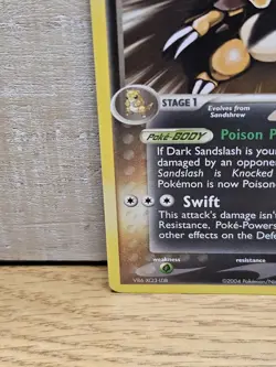 Dark Sandslash 18/109 EX Team Rocket Returns Non-Holo Rare Pokemon Card TCG - Image 5