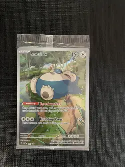 Pokemon TCG Snorlax 051 Black Star Promo Scarlet & Violet 2023 Sealed Card - Image 1