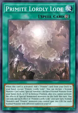 MP25-EN114 Primite Lordly Lode Prismatic Secret Rare YuGiOh Preorder - Image 1