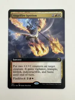 Angelfire Ignition Borderless MTG Magic the Gathering Card NM Near Mint MID - Image 1