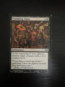 Crumbling Ashes Eventide Regular Heavily Played - Image 1