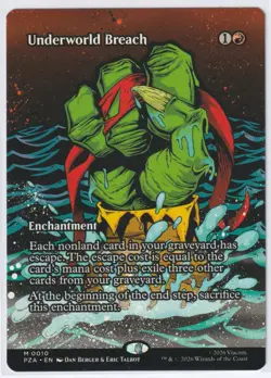 Underworld Breach (Borderless) 10 TMNT Magic The Gathering Source Material M NM - Image 1