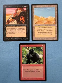 MTG Arabian Nights, Kird Ape, Desert, Erg Raiders! 1993 Vintage Magic! - Image 1