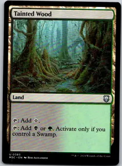Magic the Gathering Tainted Wood Modern Horizons 3 Commander MTG Free Shipping - Image 1