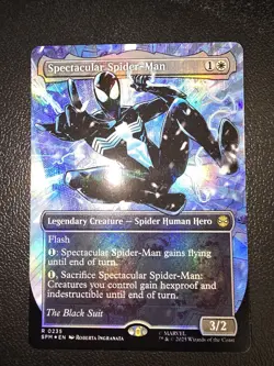 Magic: The Gathering Spectacular Spectacular Spider-Man 0235 ERROR CRIMPED - Image 2
