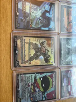 TMNT MTG Teenage Mutant Magic Set of 10 0281-0290 Super Shredder borderless foil - Image 4