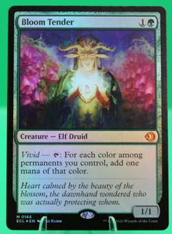 Magic: The Gathering Lorwyn Eclipsed Bloom Tender 0166 Foil - Image 1
