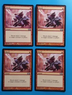 MTG 4x Shock x4 NM Core Set 2014 Magic Playset - Image 1