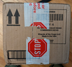 1x Zendikar Rising Commander Decks Case - Image 1