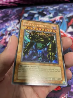 Yugioh Gate Guardian MRD-000 1st Edition Secret Rare Metal Raiders LP English 💎 - Image 3
