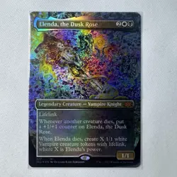 Elenda, the Dusk Rose #377 Borderless Foil MtG Double Masters 2022 M - Image 1