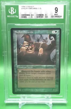 1994 MTG Legends - SHELKIN BROWNIE - BGS 9 Mint - Image 1
