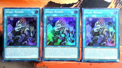 YuGiOh! 3x Small World RA01-EN067 1st Edition NM SUR Playset - Image 1