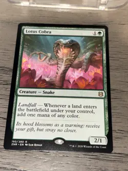 2x Lotus Cobra (1 Showcase 1 Regular) Zendikar Rising Non-foil - Image 4