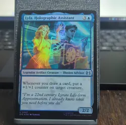 Marvel Lyla Holographic Assistant Legendary Artifact Creature Uncommon Holo - Image 1