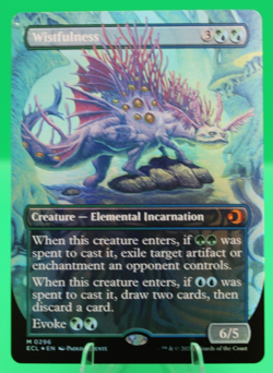 MTG ECL-0296 Wistfulness (Borderless) - Lorwyn Eclipsed Foil Mythic Rare - Image 1