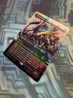 MTG Showcase Step-and-Compleat Foil Karumonix, the Rat King NM Unplayed Phyrexia - Image 4