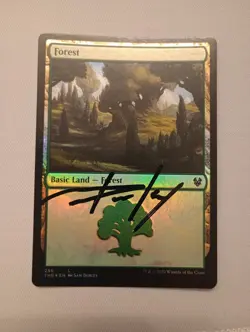 Forest Foil Signed Artist Proof MTG - Image 1