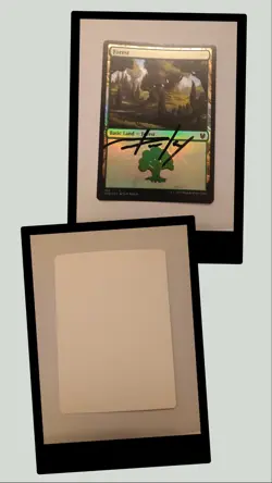 Forest Foil Signed Artist Proof MTG - Image 3
