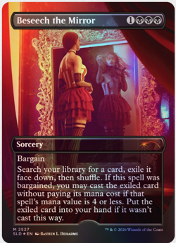 beseech the mirror mtg secret lair presale borderless foil - Image 1