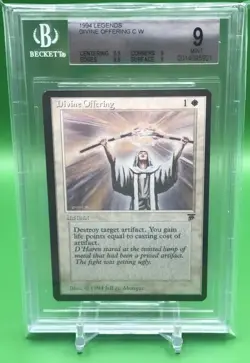 1994 MTG Legends - DIVINE OFFERING - BGS 9 Mint - Image 1