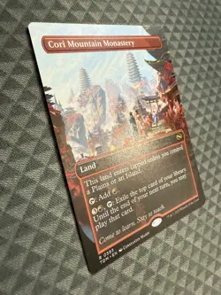 MTG Cori Mountain Monastery #0393 Borderless Rare Tarkir: Dragonstorm (TDM) - Image 2