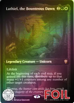 Lathiel, the Bounteous Dawn (Foil Etched) - Commander Legends (605) - NM Foil - Image 1