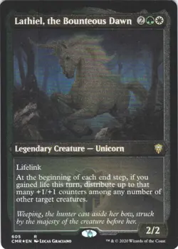 Lathiel, the Bounteous Dawn (Foil Etched) - Commander Legends (605) - NM Foil - Image 2