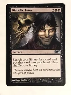 Diabolical Tutor SP Magic 2010 M10 MTG - Image 1
