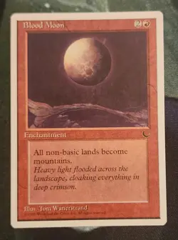 MTG Blood Moon - Chronicles Regular - NM Magic The Gathering - Image 1