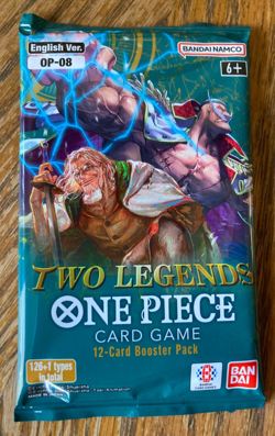 One Piece TWO LEGENDS English Booster OP-08 Sealed 12-Card Pack - Image 1
