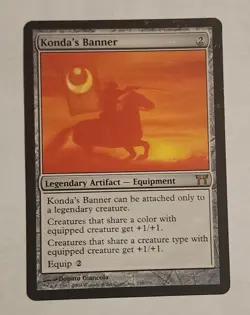 MTG Konda's Banner - Champions of Kamigawa Regular - MP Magic The Gathering - Image 1