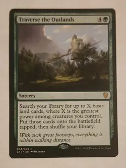 MTG Traverse the Outlands - Commander 2017 Regular - LP Magic The Gathering - Image 1