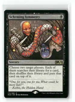 Scheming Symmetry 113 Rare Core Set 2020 Magic: The Gathering Near Mint - Image 1