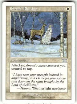 Serra's Blessing Classic MTG Core Set 6th Edition Regular - Image 1