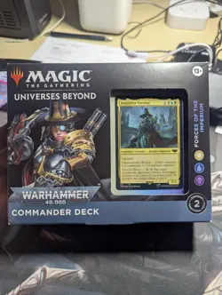 Magic The Gathering Warhammer 40,000 Commander Deck, Forces of the Imperium - Image 1