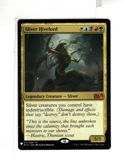 MTG SkeenAB Sliver Hivelord from M15 (MB version). NM. - Image 1