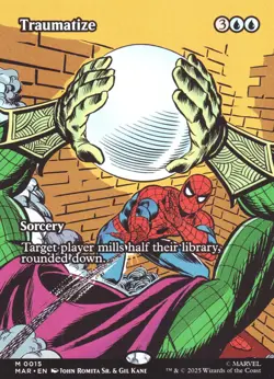 Traumatize (Borderless) M Marvel Universe Eternal-Legal 15 NM - Image 1