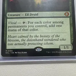 Magic: The Gathering Bloom Tender Lorwyn Eclipsed Mythic Green Elf Druid 166 Ni… - Image 4